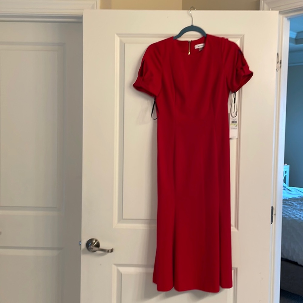 Brand New Calvin Red Dress size 4